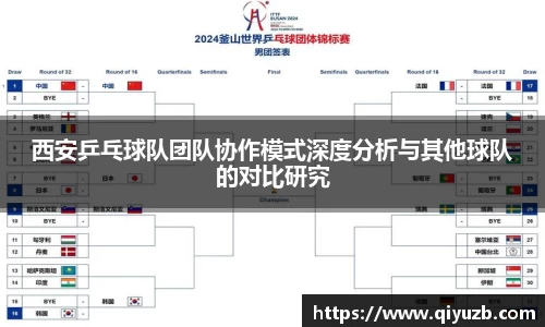 西安乒乓球队团队协作模式深度分析与其他球队的对比研究